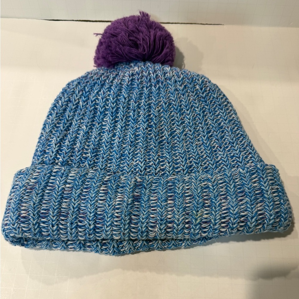 Love Your Melon Blue and Purple Beanie - Picture 2 of 3